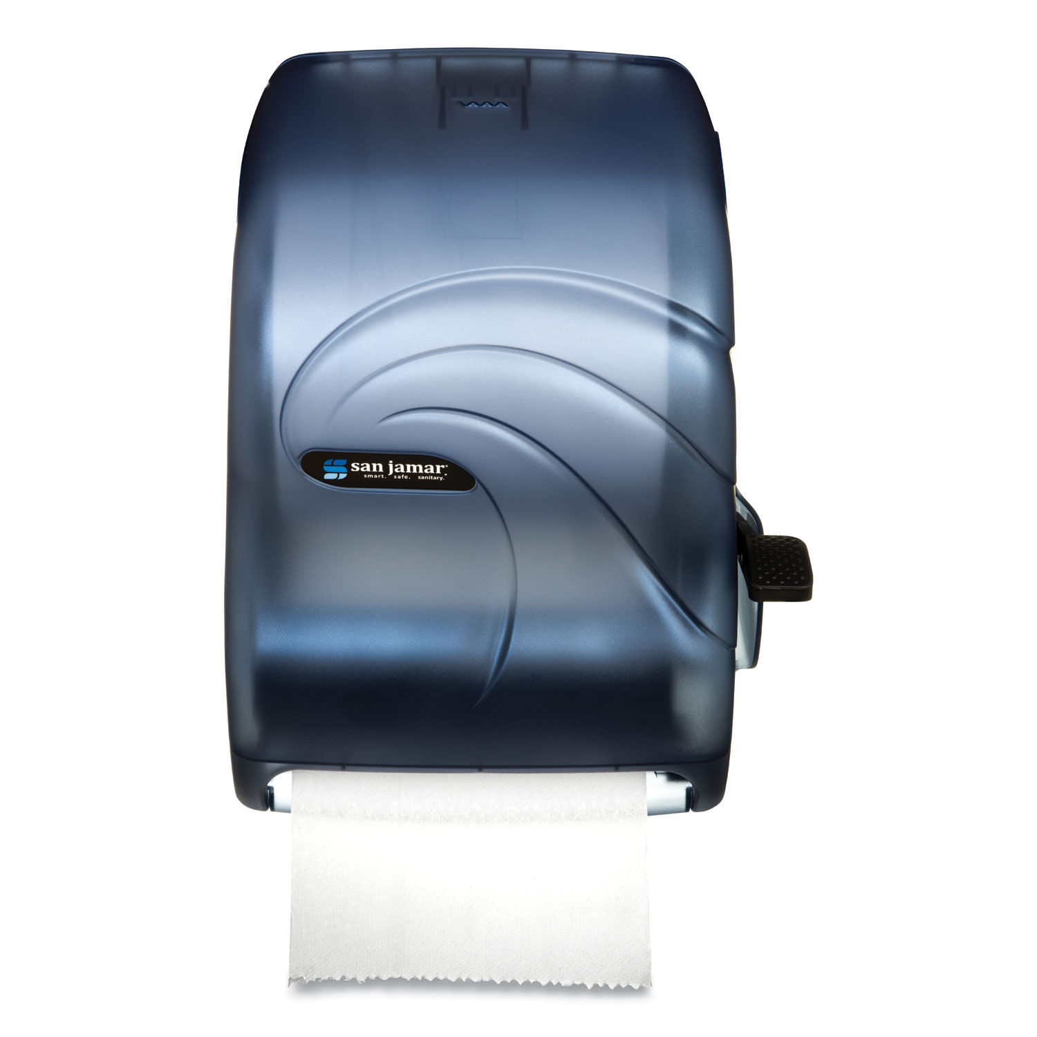 Lever Roll Towel Dispenser Oceans, 12.94 x 9.25 x 16.5, Arctic Blue