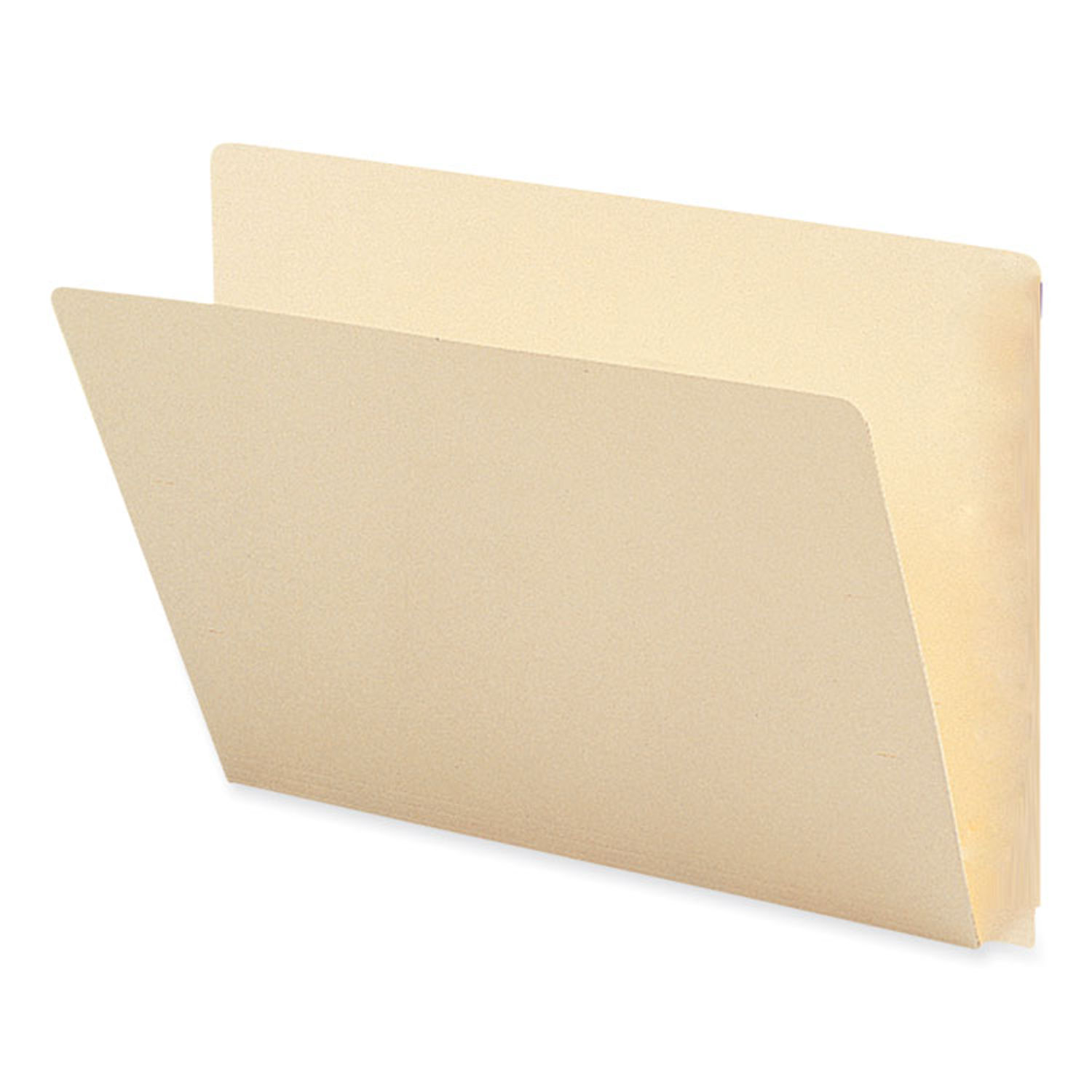 Extended End Tab Manila Folders Straight Tabs, Letter Size, 0.75" Expansion, Manila, 100/Box