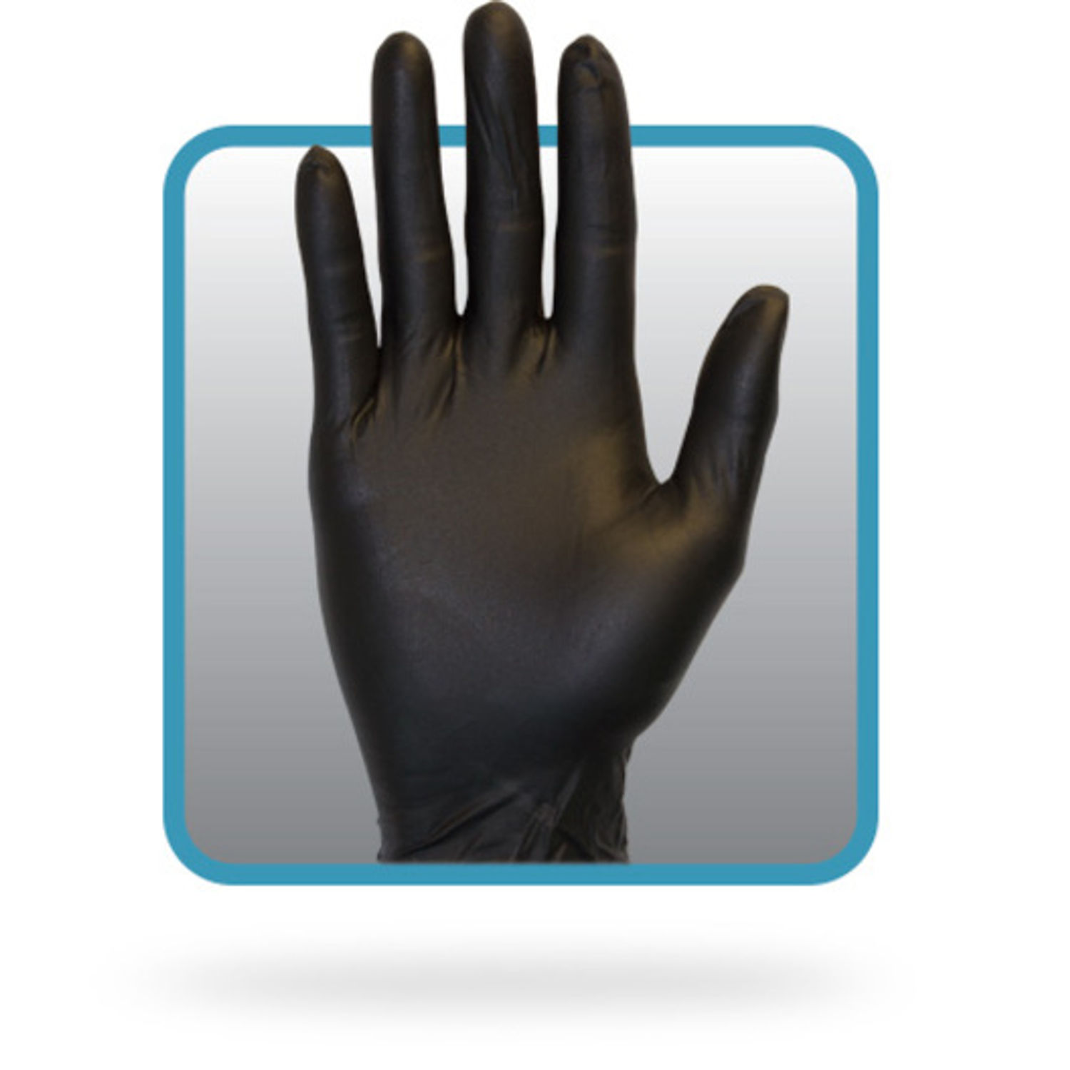 Powder Free Black Nitrile Gloves Medium Size, Nitrile, Black, Powder-free, Latex-free, Silicone-free, Allergen-free, Comfortable, Textured, DEHP-free