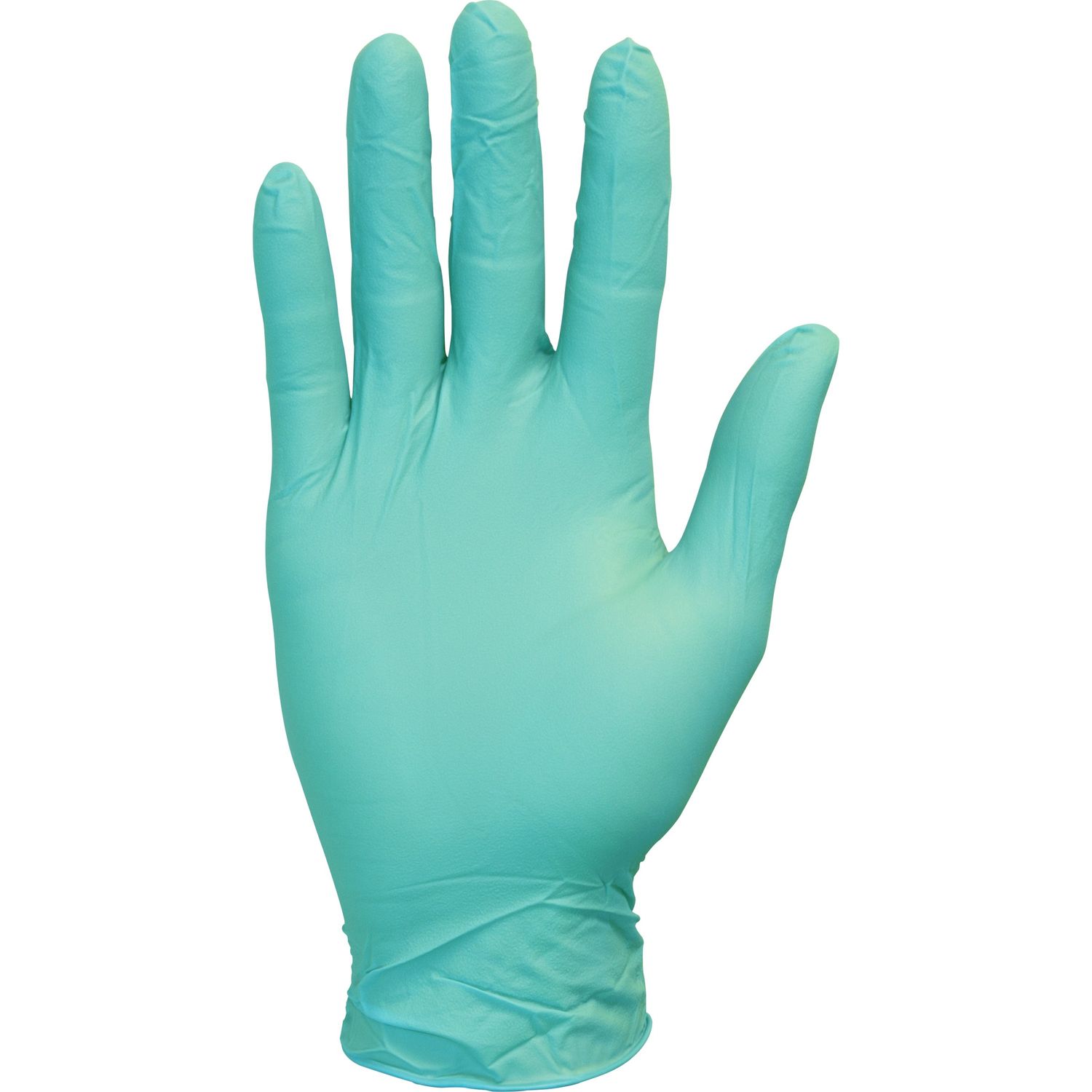 Powder Free Green Nitrile Gloves Small Size, Nitrile, Green, Latex-free, Silicone-free, Allergen-free, Powder-free, For Dishwashing, Cleaning, 9.65" Glove Length