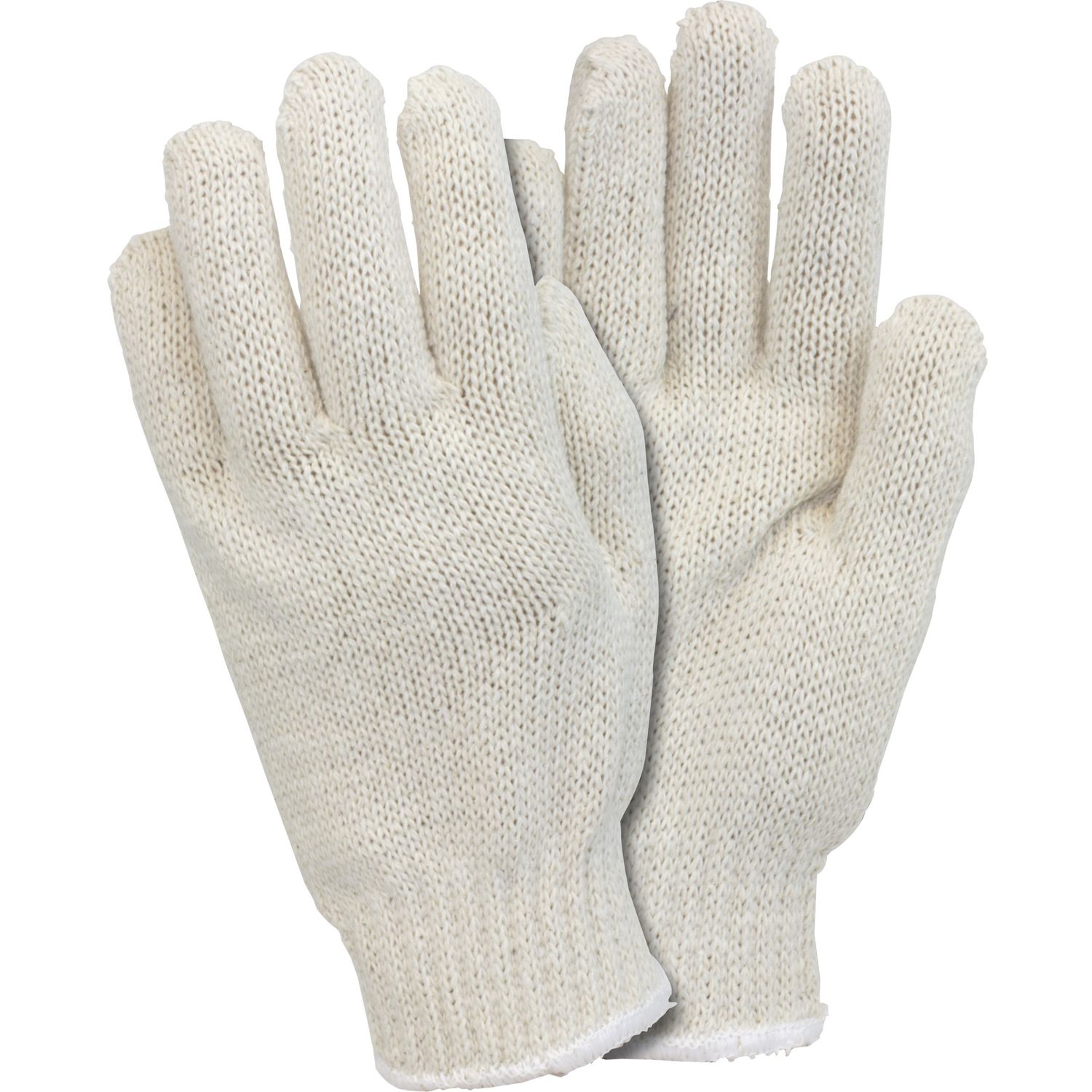 Medium Weight String Knit Gloves Male, Polyester Cotton, Mediumweight