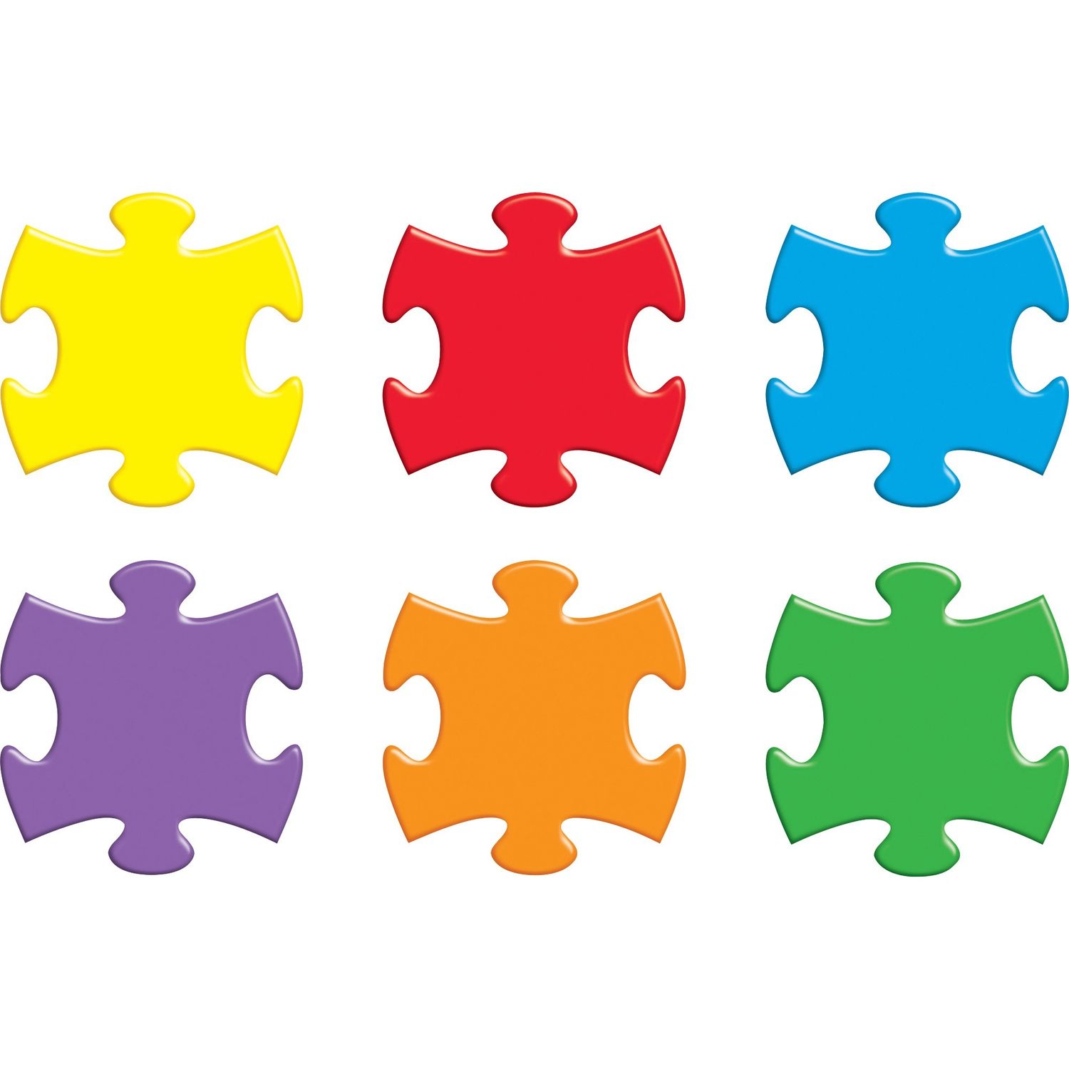Accents Interlocking Puzzle 5.50", Theme/Subject: Learning, 6-10 Year36 Piece