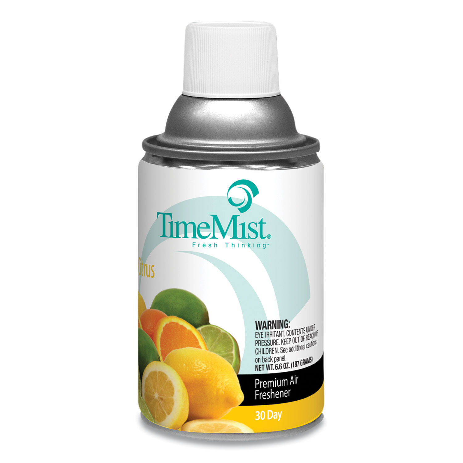 Premium Metered Air Freshener Refill Citrus, 6.6 oz Aerosol Spray, 12/Carton