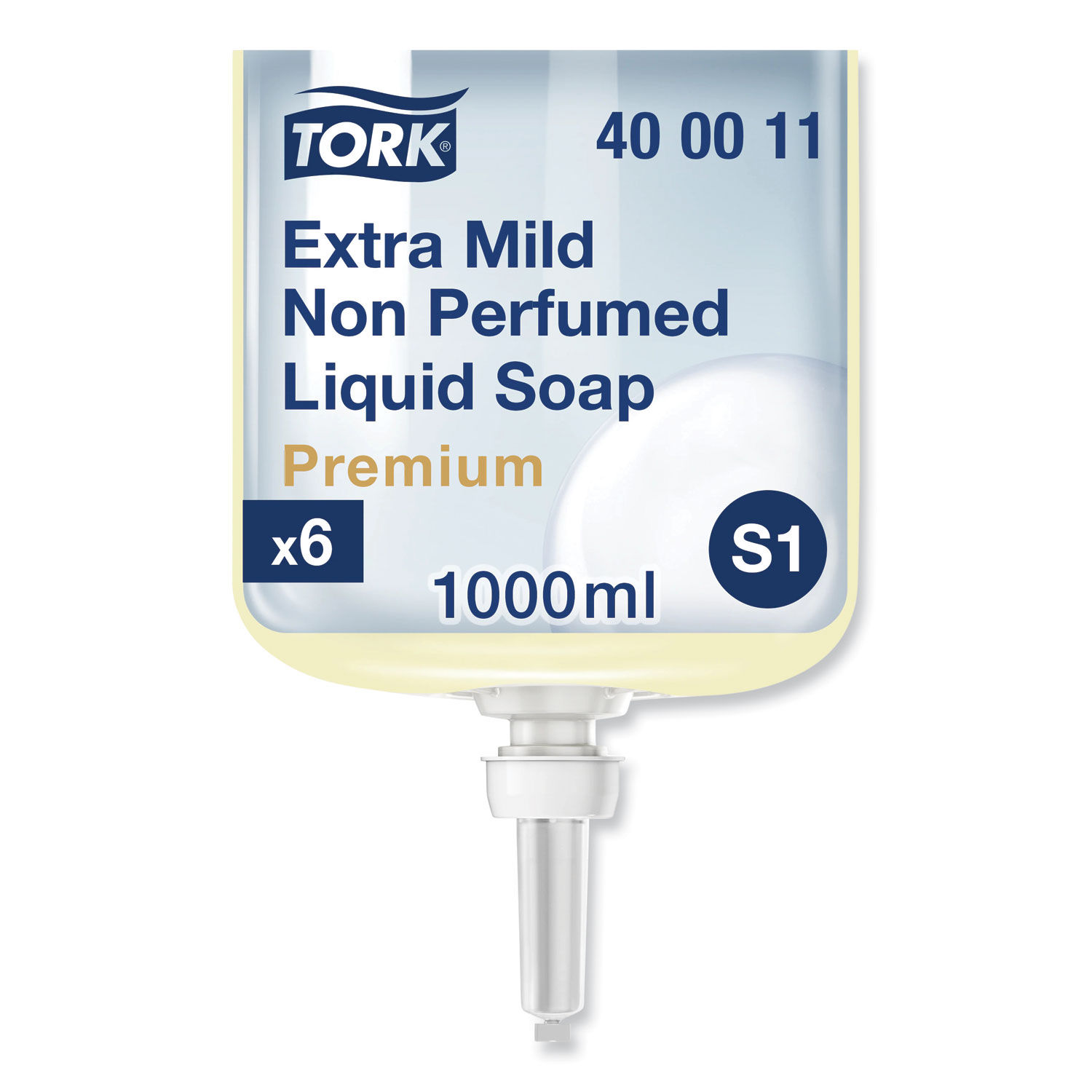 Premium Extra Mild Liquid Soap Unscented, 1 L, 6/Carton