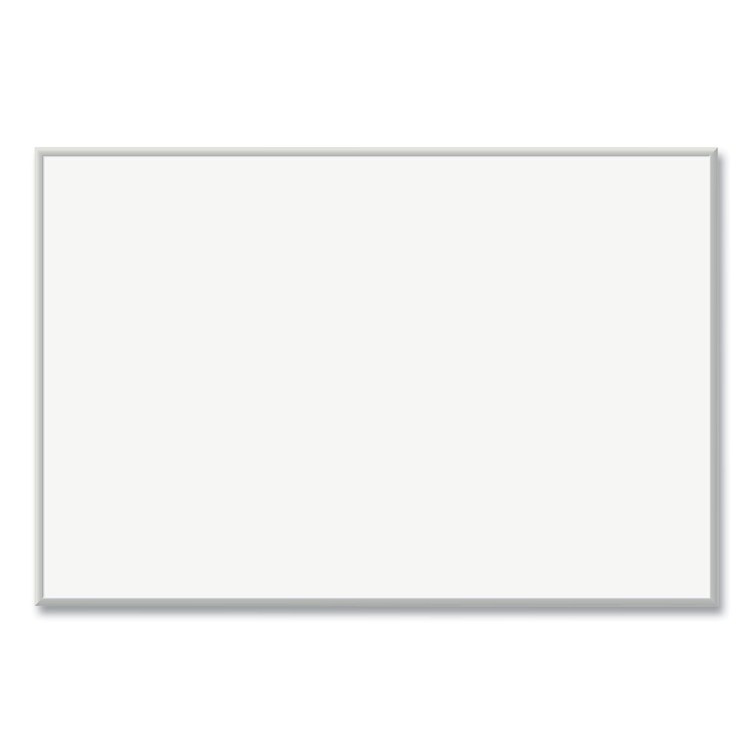 Magnetic Dry Erase Board with Aluminum Frame 70 x 47, White Surface, Silver Frame