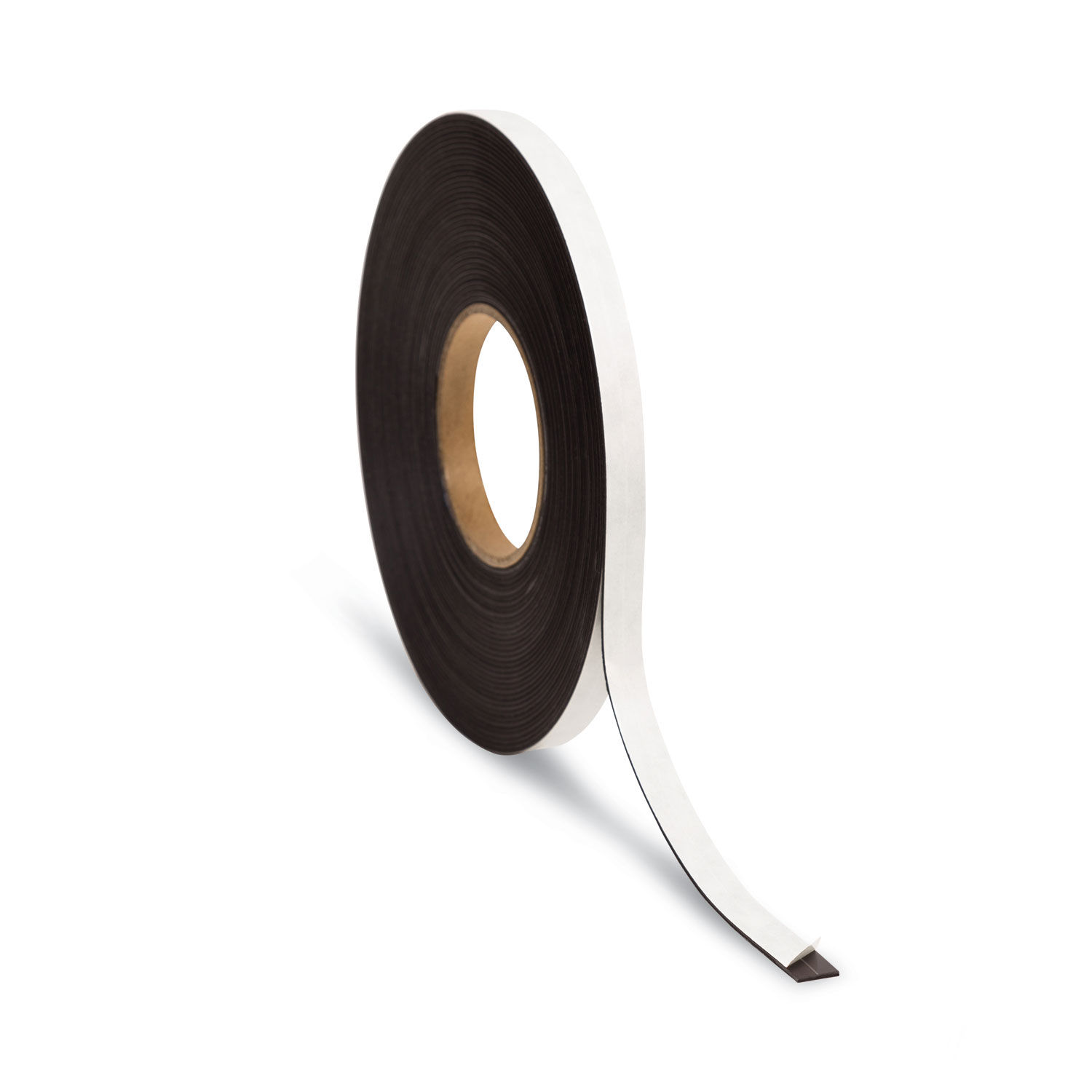 Magnetic Adhesive Tape Roll 0.5" x 50 ft, Black