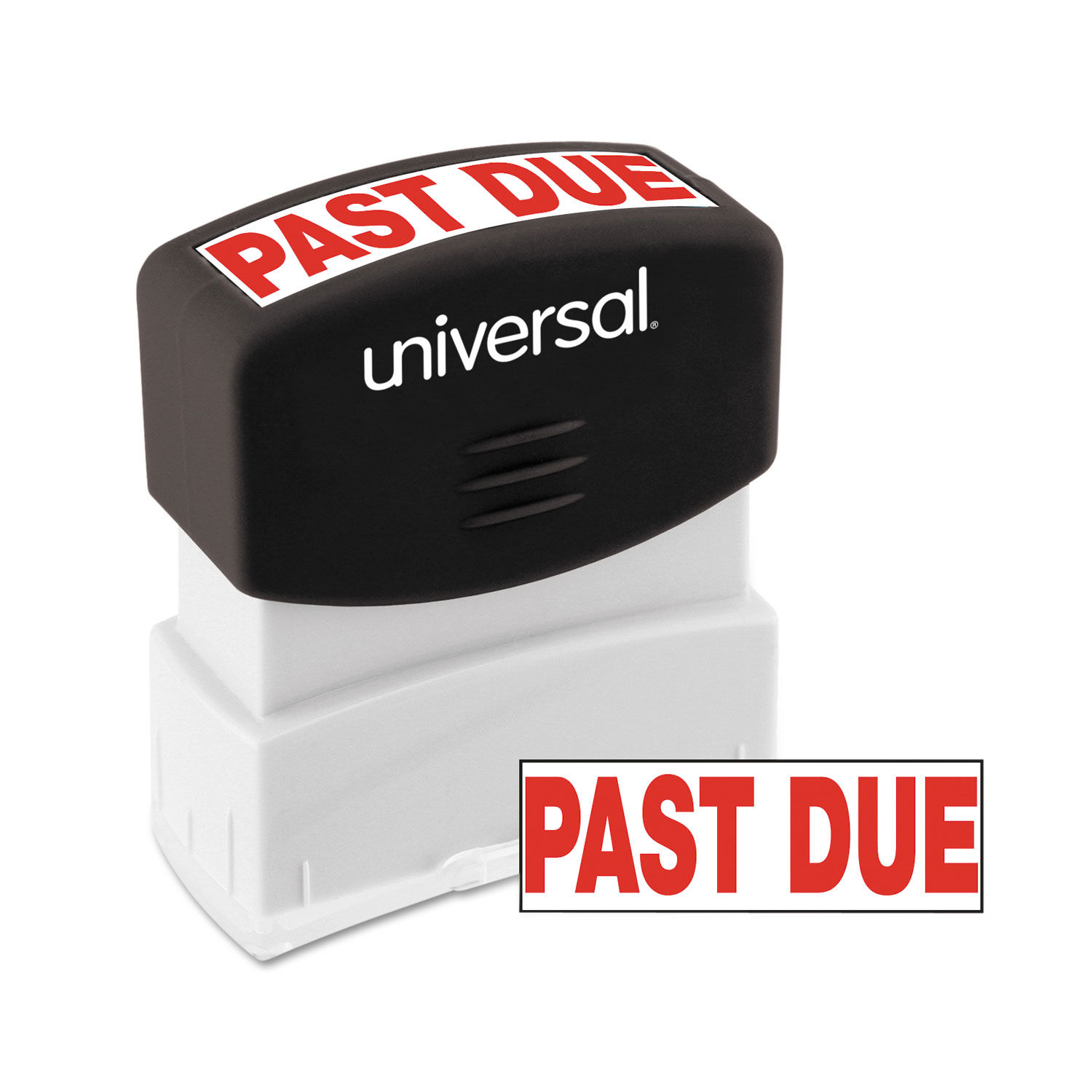 Message Stamp PAST DUE, Pre-Inked One-Color, Red