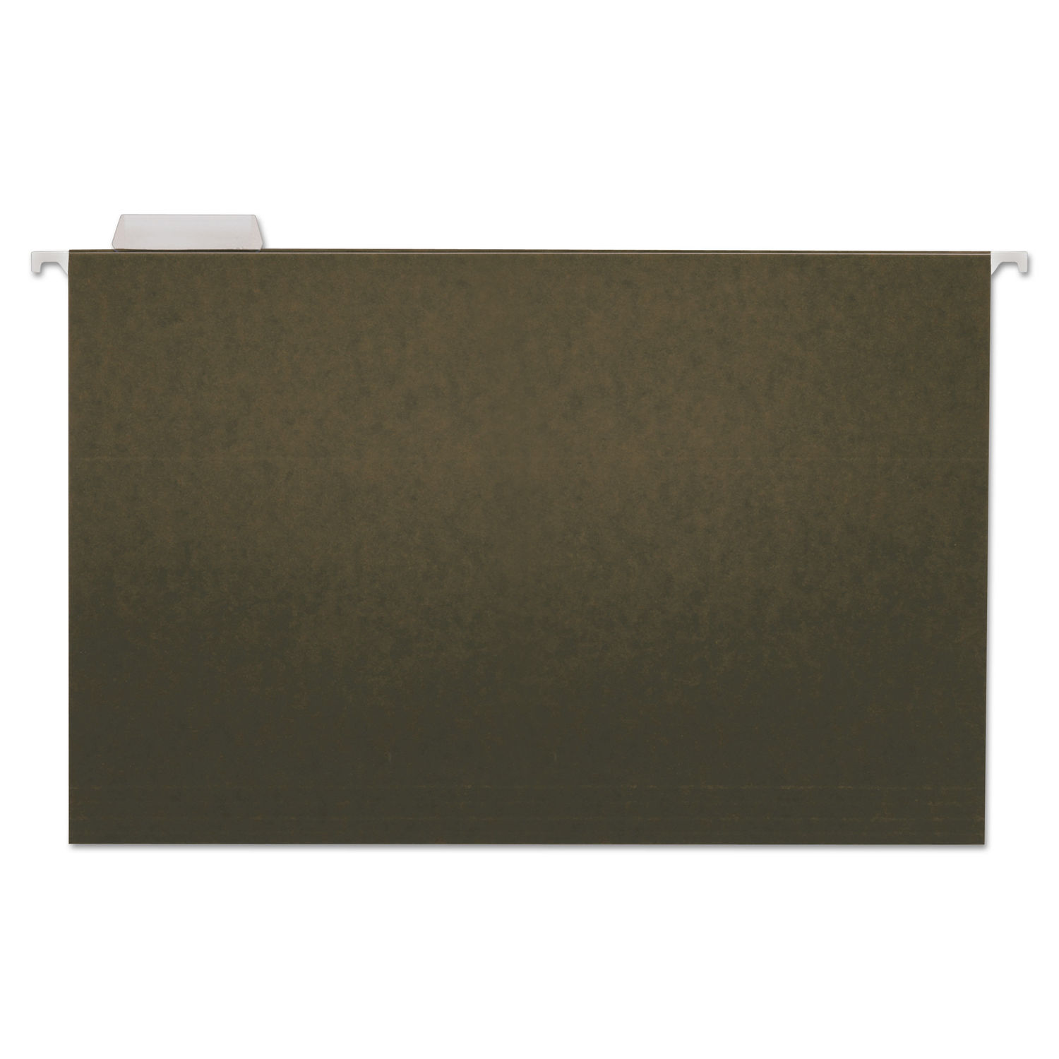 Hanging File Folders Legal Size, 1/5-Cut Tabs, Standard Green, 25/Box